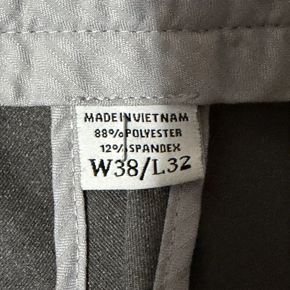 FootJoy Performance Midweight Flat Front Golf Pants Gray Men's Size 38 x 32 - Picture 4 of 10